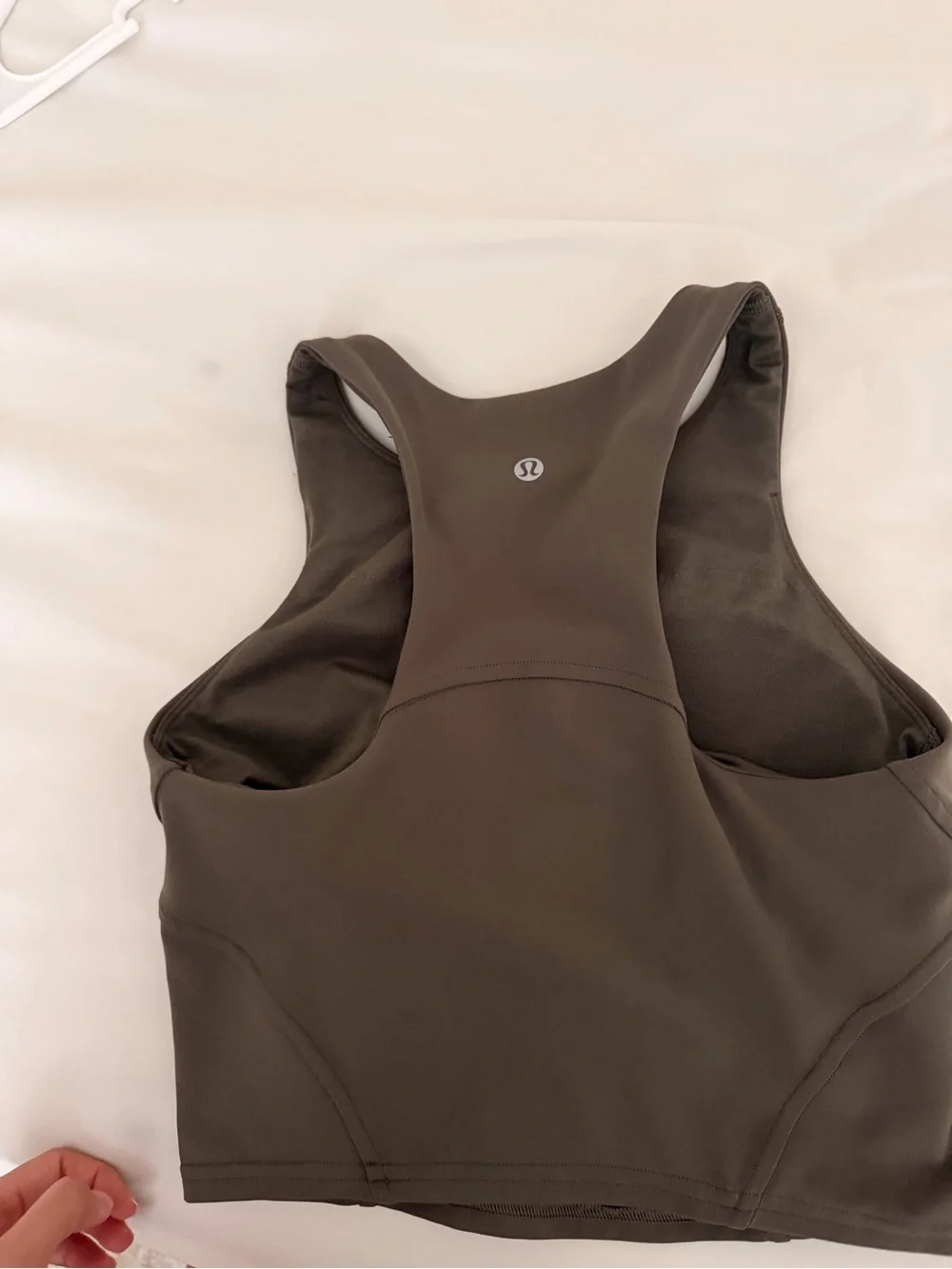 Lululemon Invigorate Training Tank Top — Army Green
